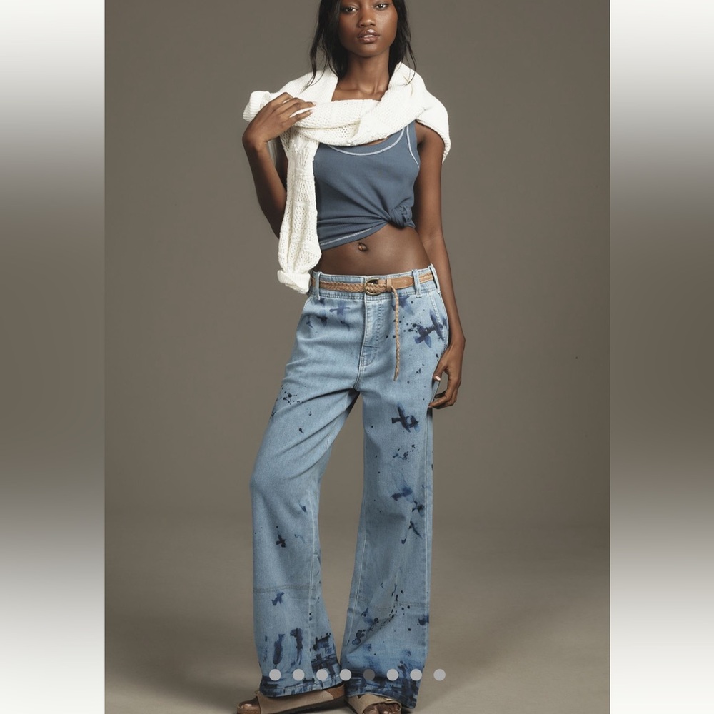 NWT - Eventide Trouser High-Rise Wide-Leg Jeans - Picture 2 of 8